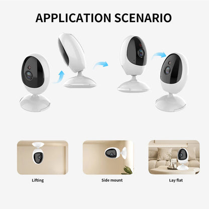 1080P Security Protection WIFI Indoor Baby/Elderly/Pet Night Vision Monitoring Mini Camera Human Detection Two-Way Audio