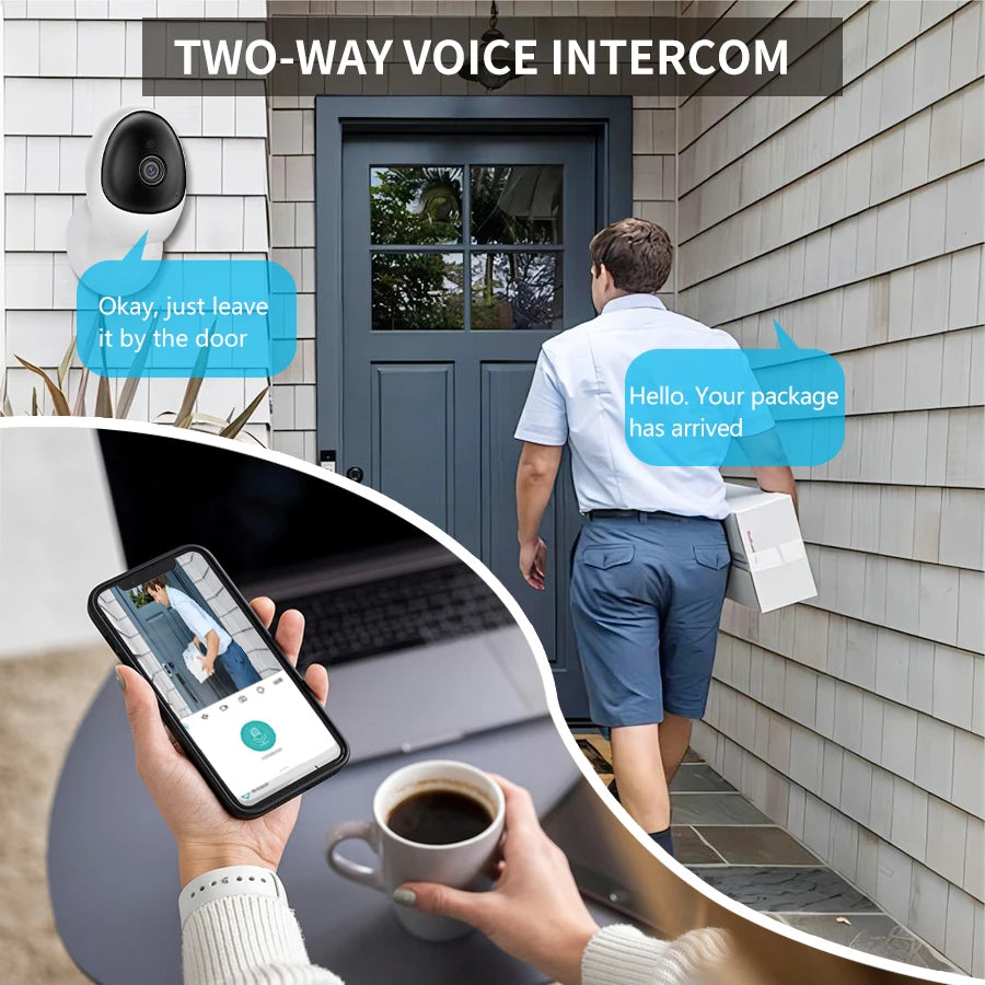 1080P Security Protection WIFI Indoor Baby/Elderly/Pet Night Vision Monitoring Mini Camera Human Detection Two-Way Audio