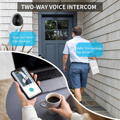 1080P Security Protection WIFI Indoor Baby/Elderly/Pet Night Vision Monitoring Mini Camera Human Detection Two-Way Audio