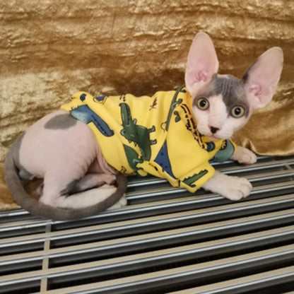 Winter Warm Pet Hoodie Sweater for Cats & Dogs - Sphynx Costume