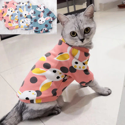 Winter Warm Pet Hoodie Sweater for Cats & Dogs - Sphynx Costume