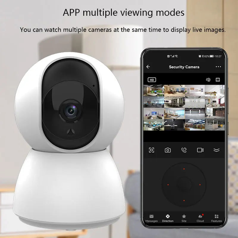 4MP 2K Tuya Smart Mini WiFi IP Camera Indoor Wireless Surveillance Auto Tracking Of Human Home Security CCTV Baby Pet Monitor