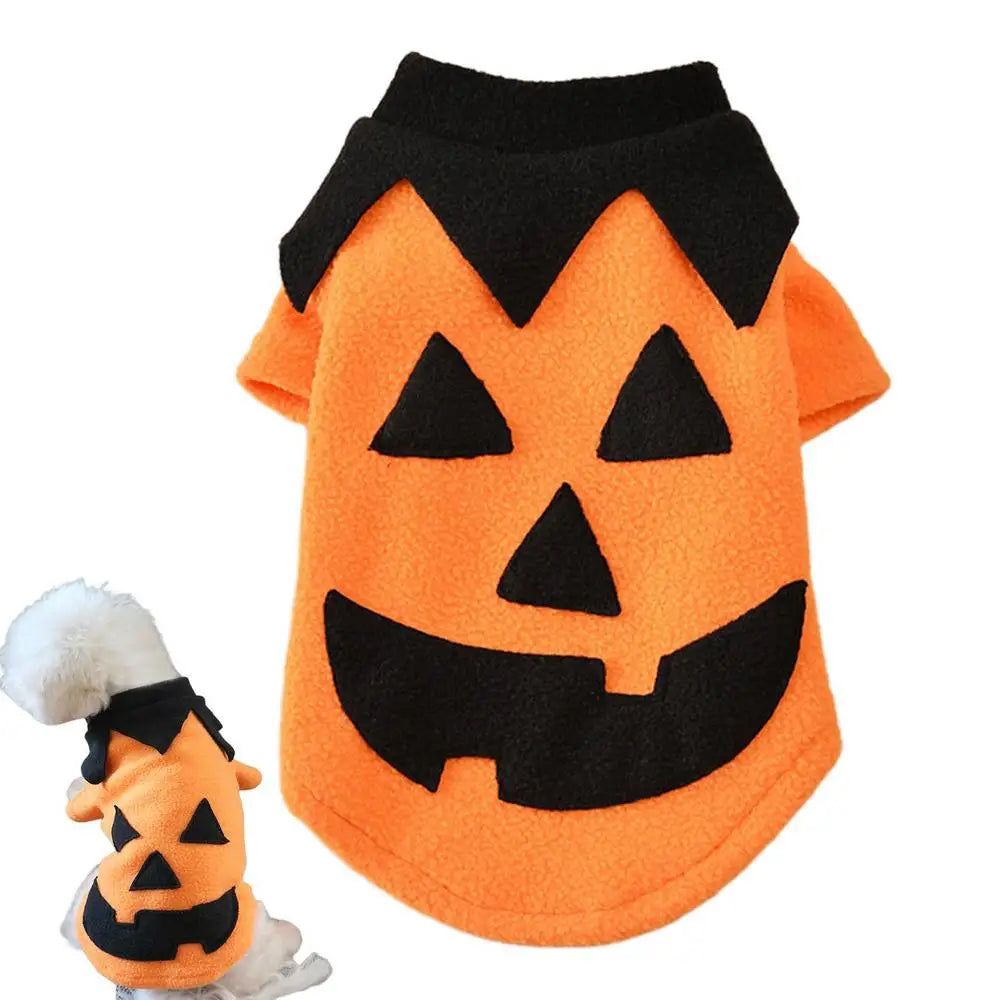 Pumpkin Dog Costume - Soft & Comfortable Halloween Pet Hoodie | Pet Accessories