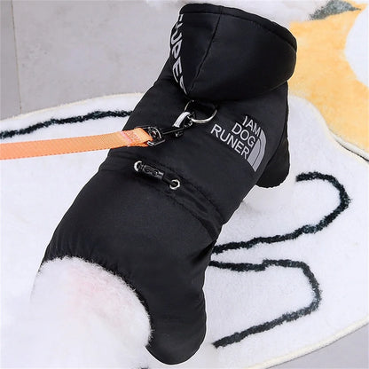 Warm Waterproof Dog Coat Hoodie for Small Pets - Thicken Jumpsuit for Chihuahua and Dogs