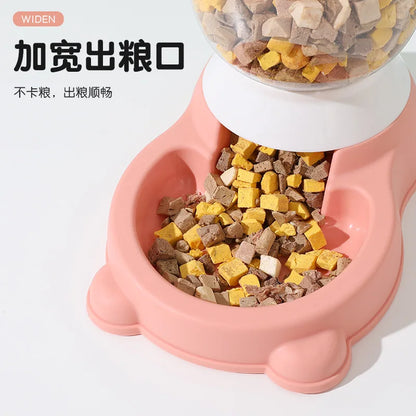 Pet Automatic Feeder Dog Cat Drinking Bowl For Small And Medium Pets Water Drinking Feeder Feeding Large Capacity Dispenser