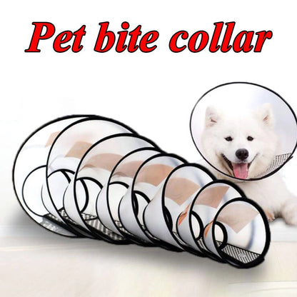 Pet Recovery Cone Collar for Dogs & Cats – Anti-Bite Healing Accessory