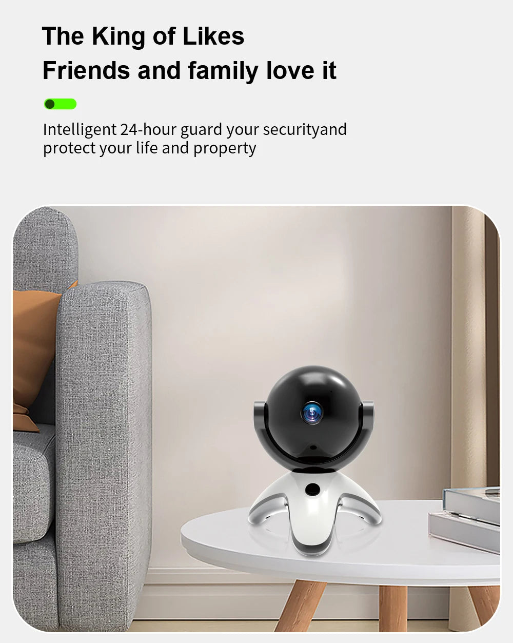 5G WiFi Camera 8MP 4K Wireless Home Security Camera for Baby Elder Pet Camera Monitor Motion Detection 2-Way Audio Night Vision