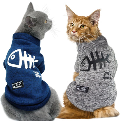 Winter Pet Accessories: Hoodies for Small & Medium Dogs and Cats