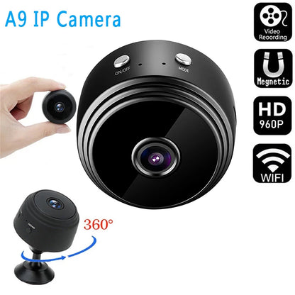 A9 WiFi Mini Camera HD 1080p Wireless Video Recorder Voice Recorder Security Monitoring Camera Smart Home For Infants And Pets