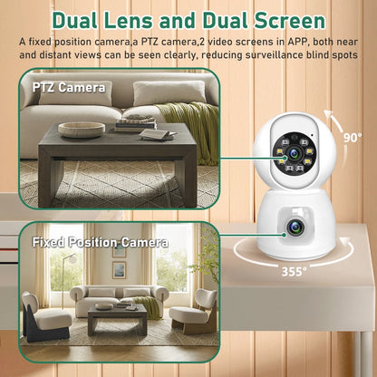 Tuya 6MP Smart Mini WiFi IP Camera Indoor Wireless Surveillance Auto Tracking Of Human Home Security CCTV Baby Pet Monitor