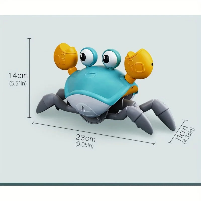 Glow Crab Music Toy - Electric Dancing Pet Accessory with Auto Sensing