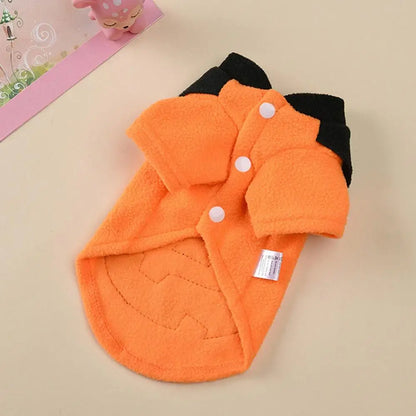 Pumpkin Dog Costume - Soft & Comfortable Halloween Pet Hoodie | Pet Accessories