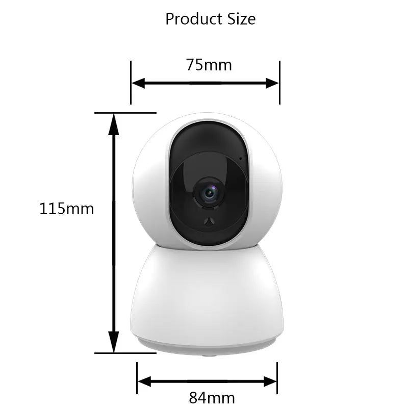 4MP 2K Tuya Smart Mini WiFi IP Camera Indoor Wireless Surveillance Auto Tracking Of Human Home Security CCTV Baby Pet Monitor