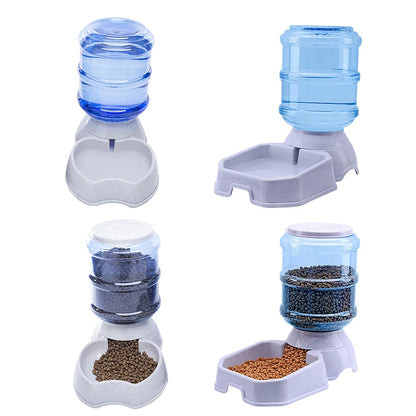 3.8L Pet Automatic Feeder Dog Cat Drinking Bowl For Dog Water Drinking Cat Feeding Large Capacity Dispenser Pet Cat Dog