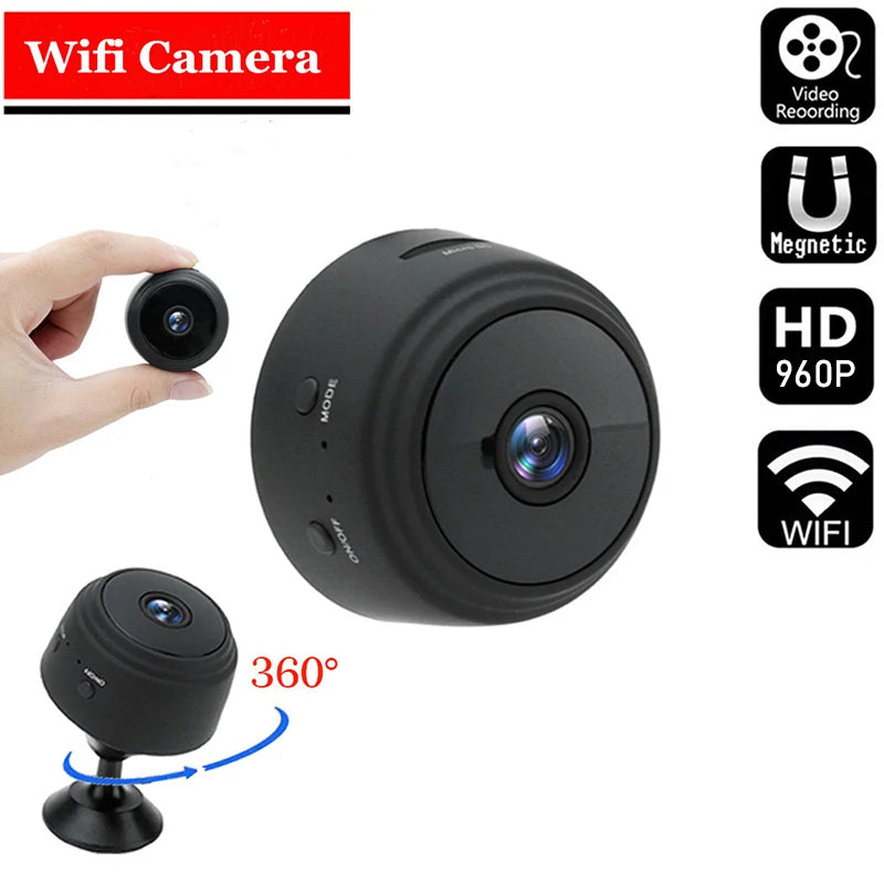 A9 WiFi Mini Camera HD 1080p Wireless Video Recorder Voice Recorder Security Monitoring Camera Smart Home For Infants And Pets