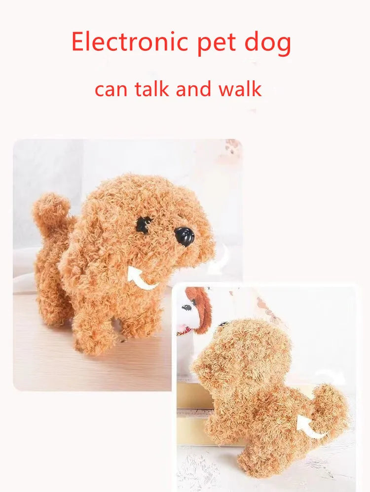 Plush Smart Dog Toy - Walking Robot for Kids - Pet Accessories Gift