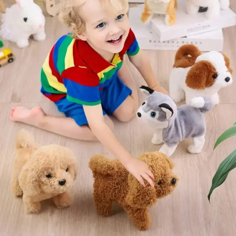 Plush Smart Dog Toy - Walking Robot for Kids - Pet Accessories Gift