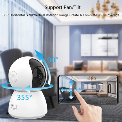 4MP 2K Tuya Smart Mini WiFi IP Camera Indoor Wireless Surveillance Auto Tracking Of Human Home Security CCTV Baby Pet Monitor