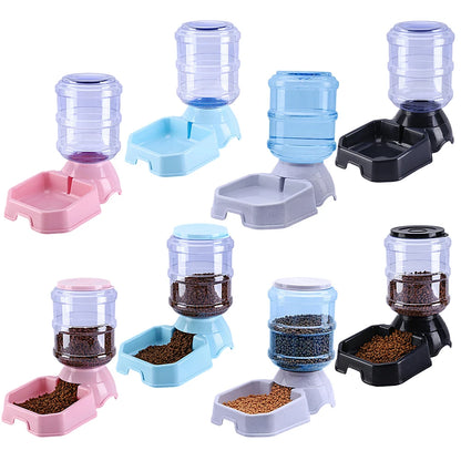 3.8L Pet Automatic Feeder Dog Cat Drinking Bowl For Dog Water Drinking Cat Feeding Large Capacity Dispenser Pet Cat Dog