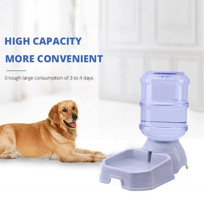 3.8L Pet Automatic Feeder Dog Cat Drinking Bowl For Dog Water Drinking Cat Feeding Large Capacity Dispenser Pet Cat Dog