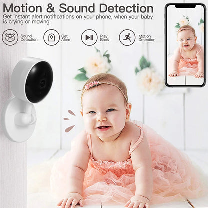 3MP Camera WiFi Tuya Smart Life Wireless Two Way Audio Surveillance Camera Security Home Dog Pet Monitor with App