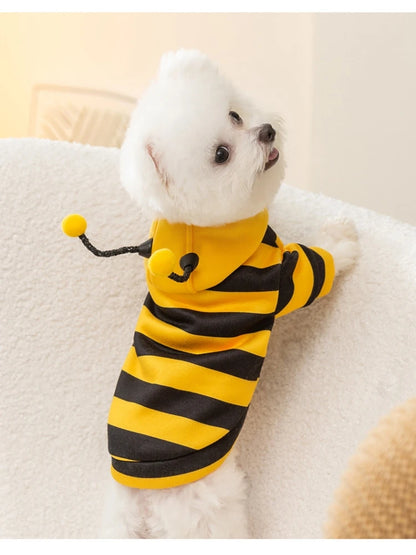 Pet Bee Halloween Costume Hoodie for Dogs & Cats | Pet Accessories