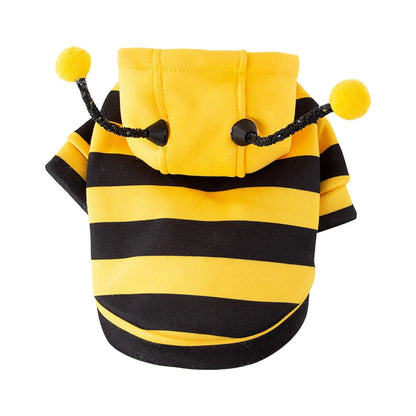 Pets Bee Halloween Costume Small Pets Apparel Fashion Adorable Cats Hoodies