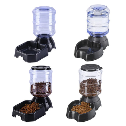 3.8L Pet Automatic Feeder Dog Cat Drinking Bowl For Dog Water Drinking Cat Feeding Large Capacity Dispenser Pet Cat Dog