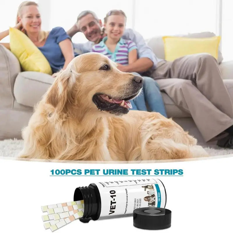 10-in-1 Urine Test Kit for Dogs - Urinalysis Parameter Tests for Pet Health Monitoring