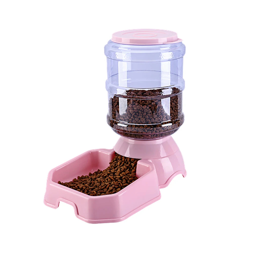 3.8L Pet Automatic Feeder Dog Cat Drinking Bowl For Dog Water Drinking Cat Feeding Large Capacity Dispenser Pet Cat Dog