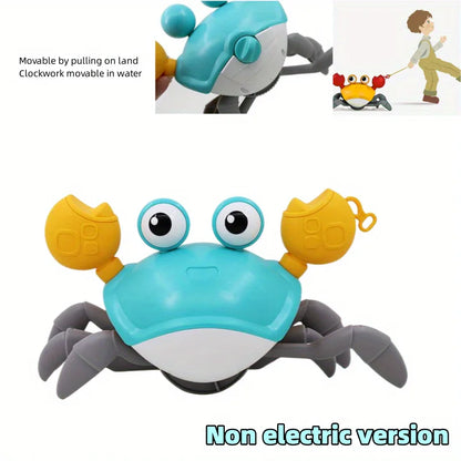 Glow Crab Music Toy - Electric Dancing Pet Accessory with Auto Sensing