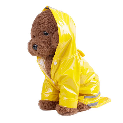 Waterproof Pet Raincoat Hoodie for Dogs & Cats - Summer Outdoor Apparel (S-XL)