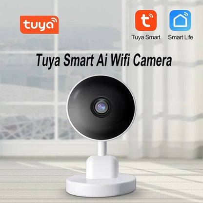 3MP Camera WiFi Tuya Smart Life Wireless Two Way Audio Surveillance Camera Security Home Dog Pet Monitor with App