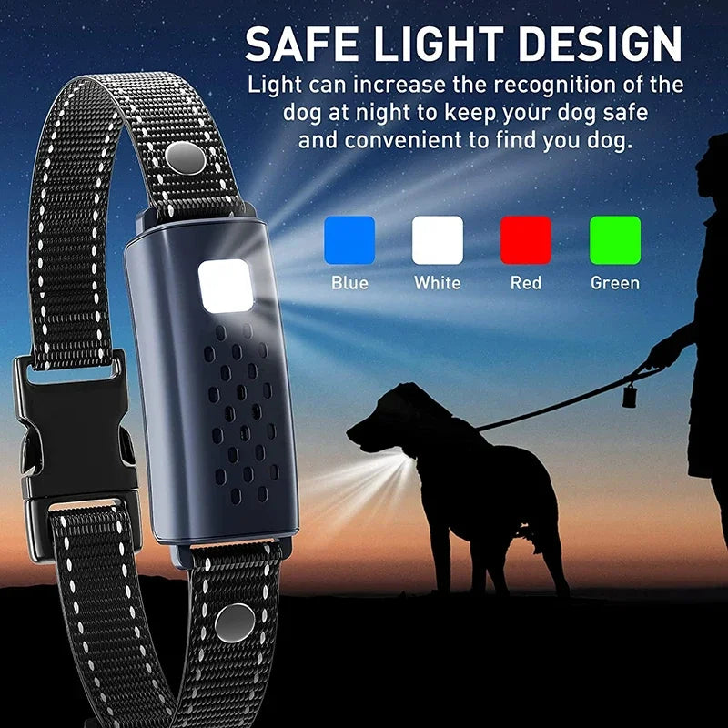 2000m Smart Dog Training Collar with Remote Electric Shocker Suitable for Preventing Dog Barking Pet Behavior Training Supplies