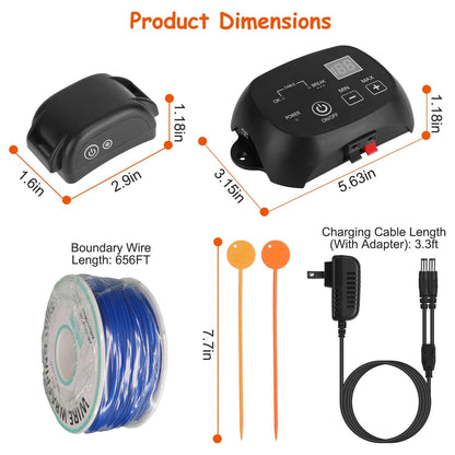 Hot Sale Dog Fence In-ground Wire Friendly Pet Containment with Training Flags  Rechargeable Collars  KD660 15nf27