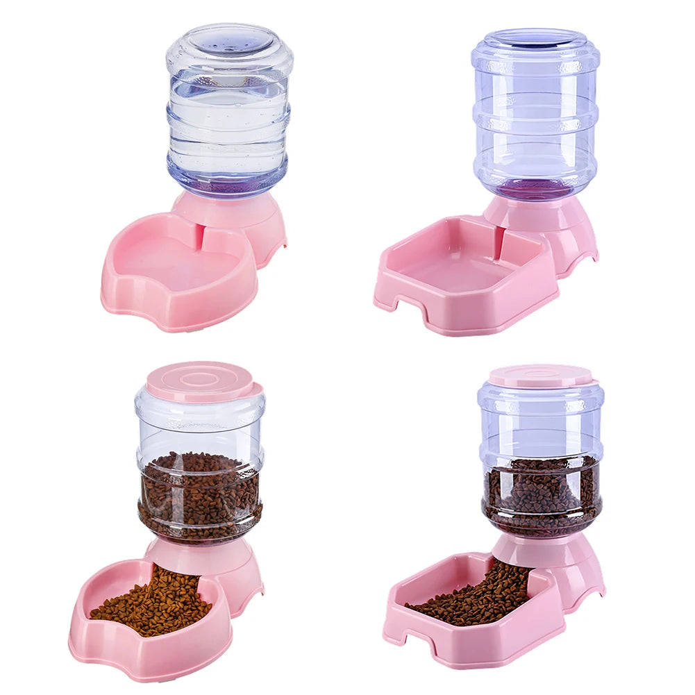 3.8L Pet Automatic Feeder Dog Cat Drinking Bowl For Dog Water Drinking Cat Feeding Large Capacity Dispenser Pet Cat Dog