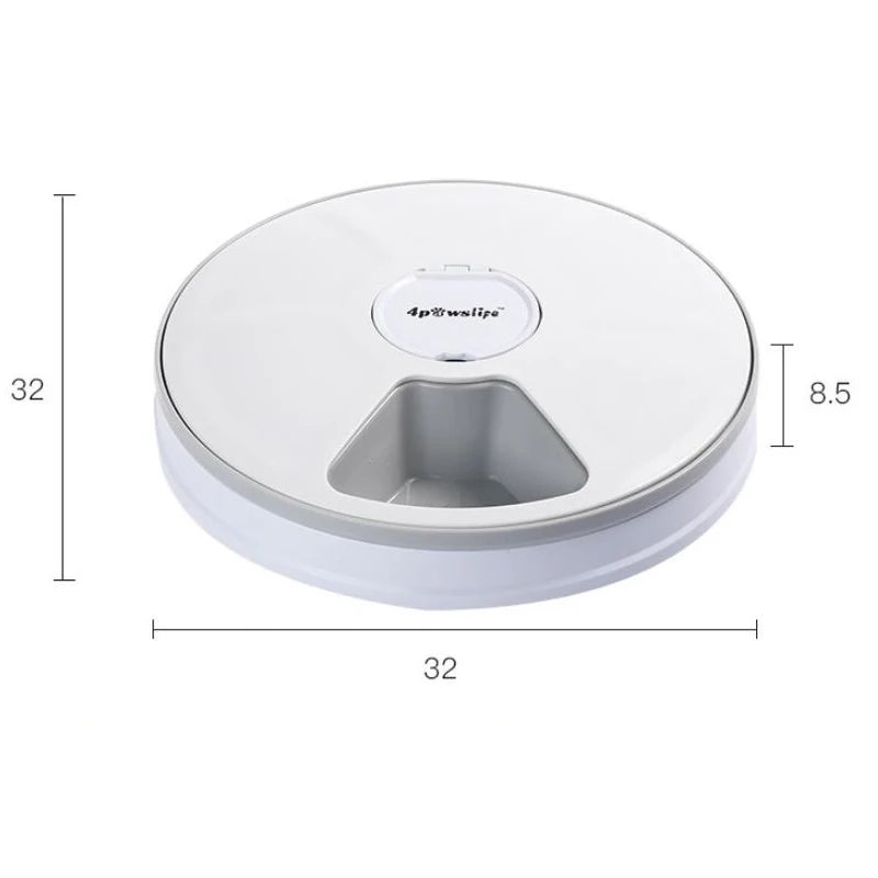 Smart Automatic Pet Feeder With Voice Record Stainless Steel LCD Screen Timer For Dog Food Bowl Cat Food Dispenser Pet Supplies