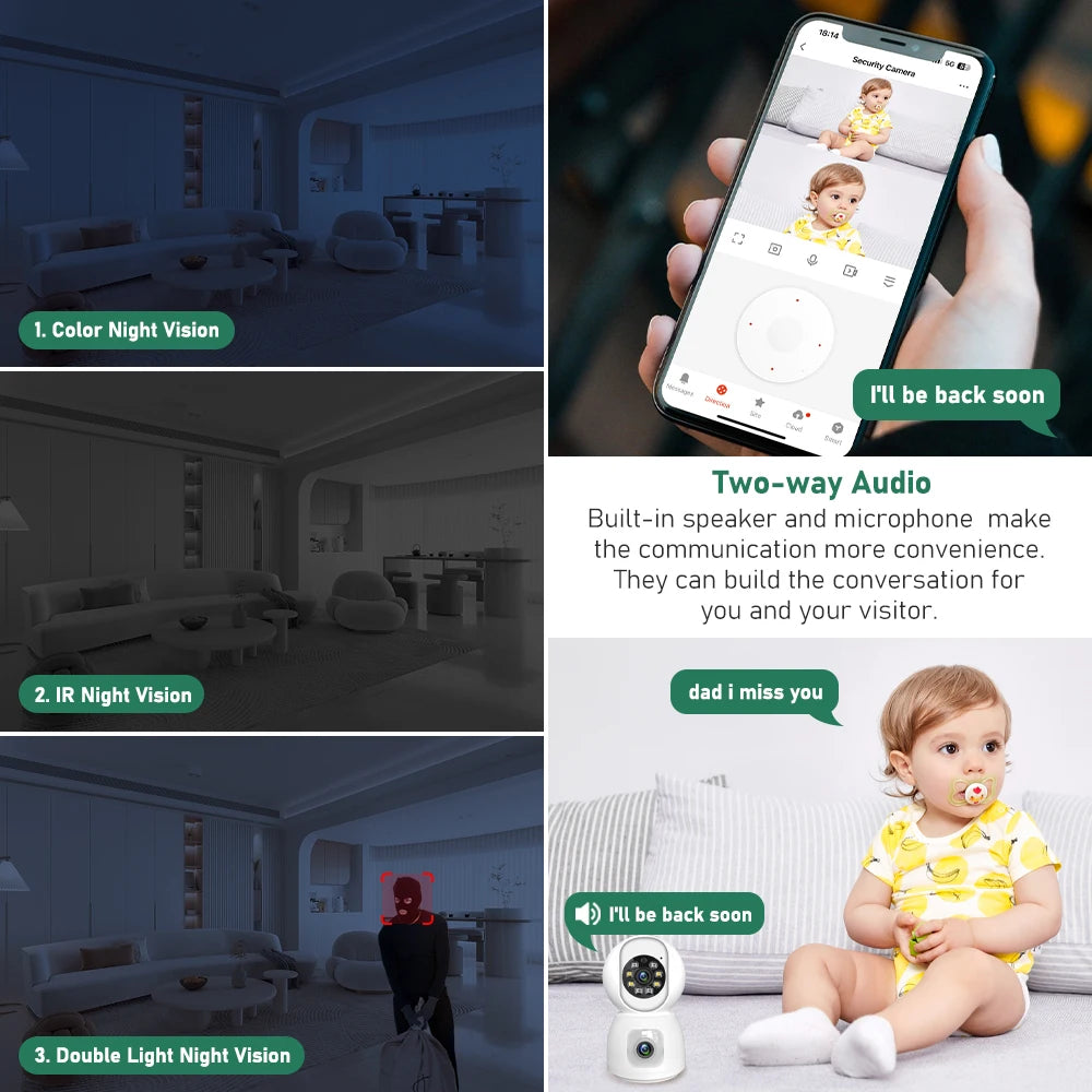 Tuya 6MP Smart Mini WiFi IP Camera Indoor Wireless Surveillance Auto Tracking Of Human Home Security CCTV Baby Pet Monitor