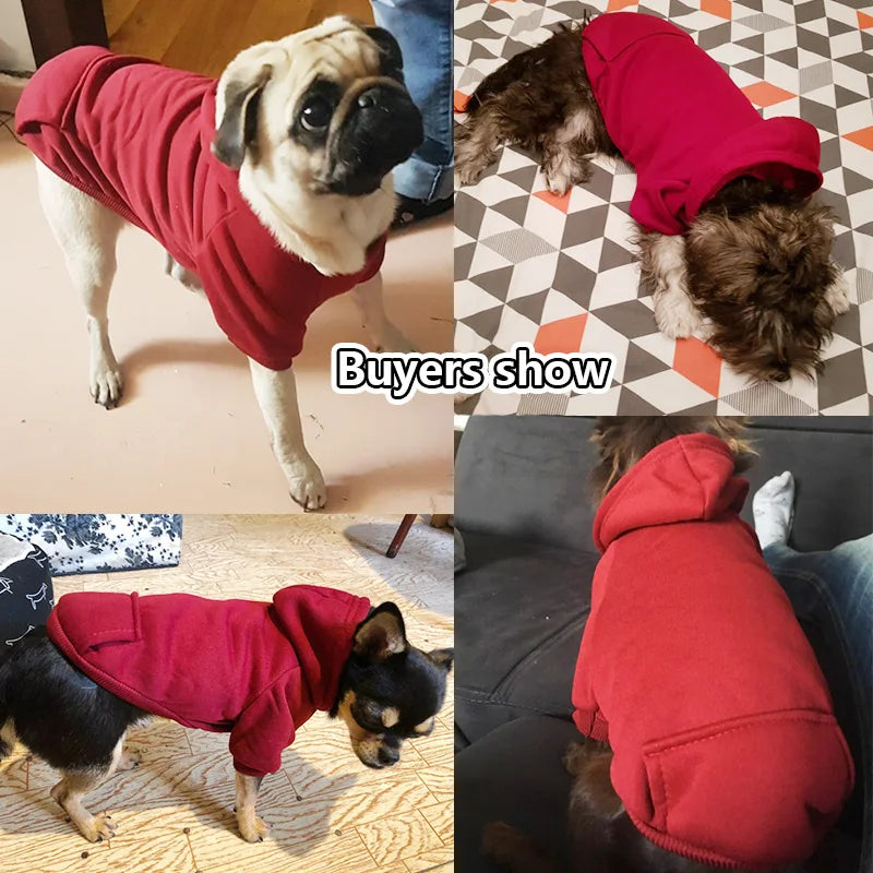 Pet Hoodies and Jackets for Dogs and Cats - Cotton Overalls S225