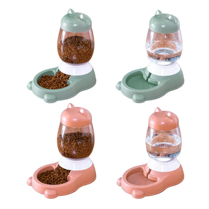 Pet Automatic Feeder Dog Cat Drinking Bowl For Small And Medium Pets Water Drinking Feeder Feeding Large Capacity Dispenser