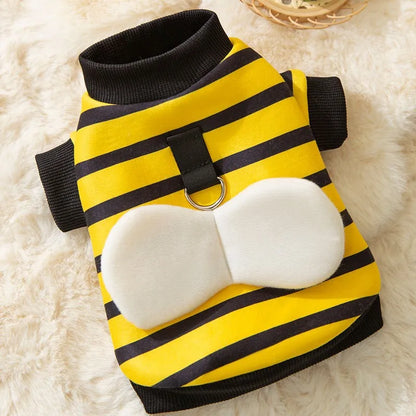 Pet Bee Halloween Costume Hoodie for Dogs & Cats | Pet Accessories