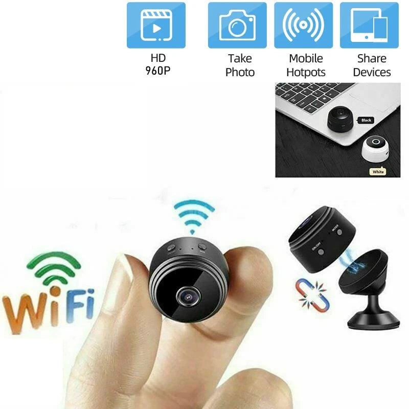 A9 WiFi Mini Camera HD 1080p Wireless Video Recorder Voice Recorder Security Monitoring Camera Smart Home For Infants And Pets